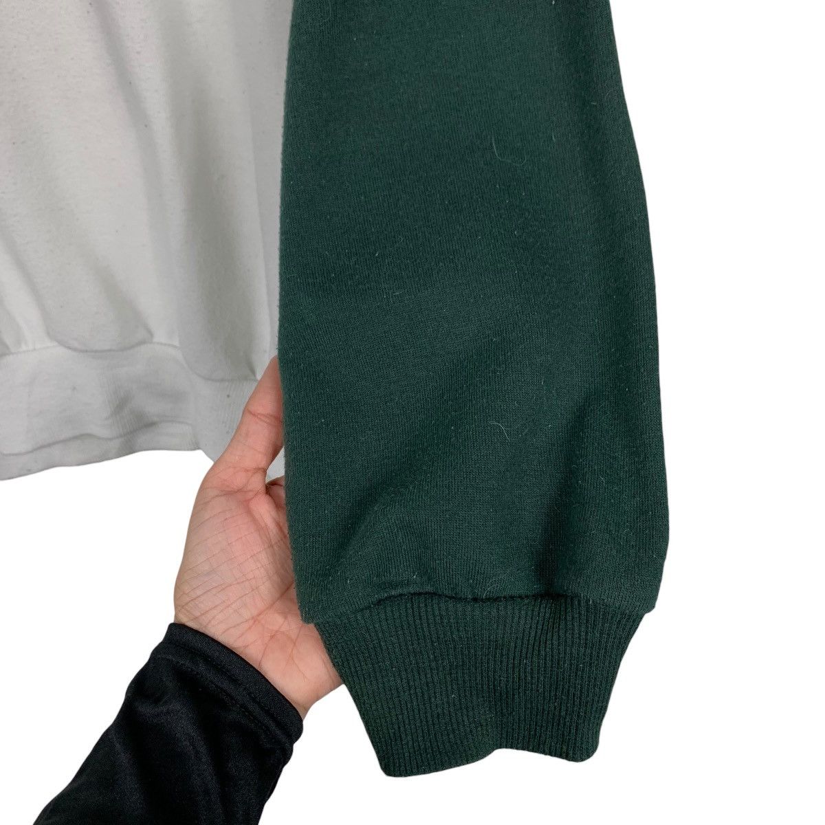 U.S. Polo Assn. US POLO ASSN White Green Crewneck Sweatshirt #1687-C75 Size US L / EU 52-54 / 3 - 9 Thumbnail