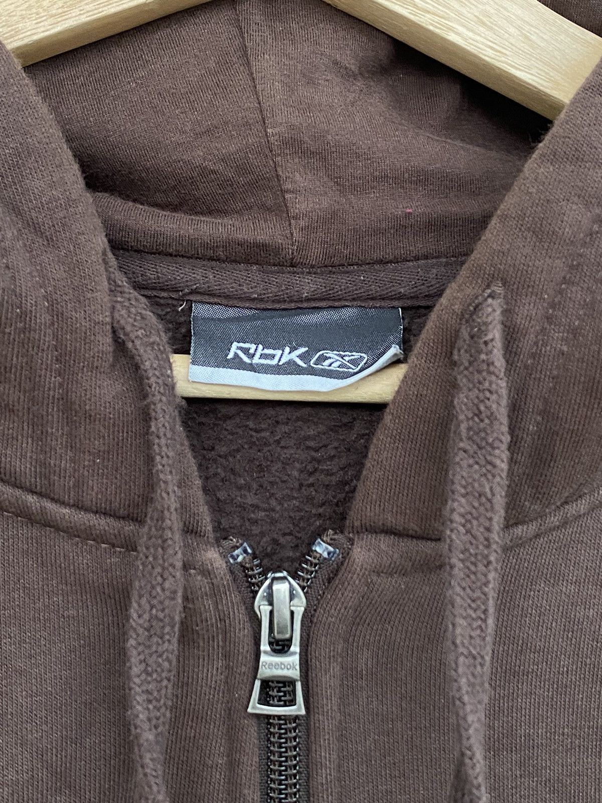 Reebok × Vintage Vintage Reebok Brown Hoodies Size US XXL / EU 58 / 5 - 4 Thumbnail