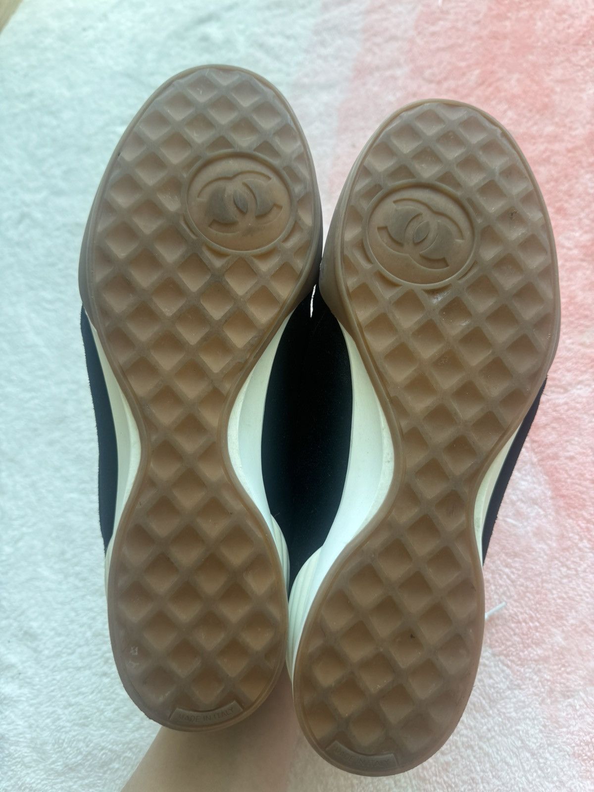 Chanel chanel Leather trainer shoes Size US 11 / EU 44 - 13 Thumbnail