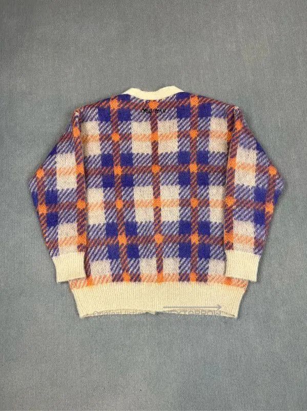 Miu Miu Miu Miu Color Block Wool Cardigan Sweater . Size XS / US 0-2 / IT 36-38 - 2 Thumbnail