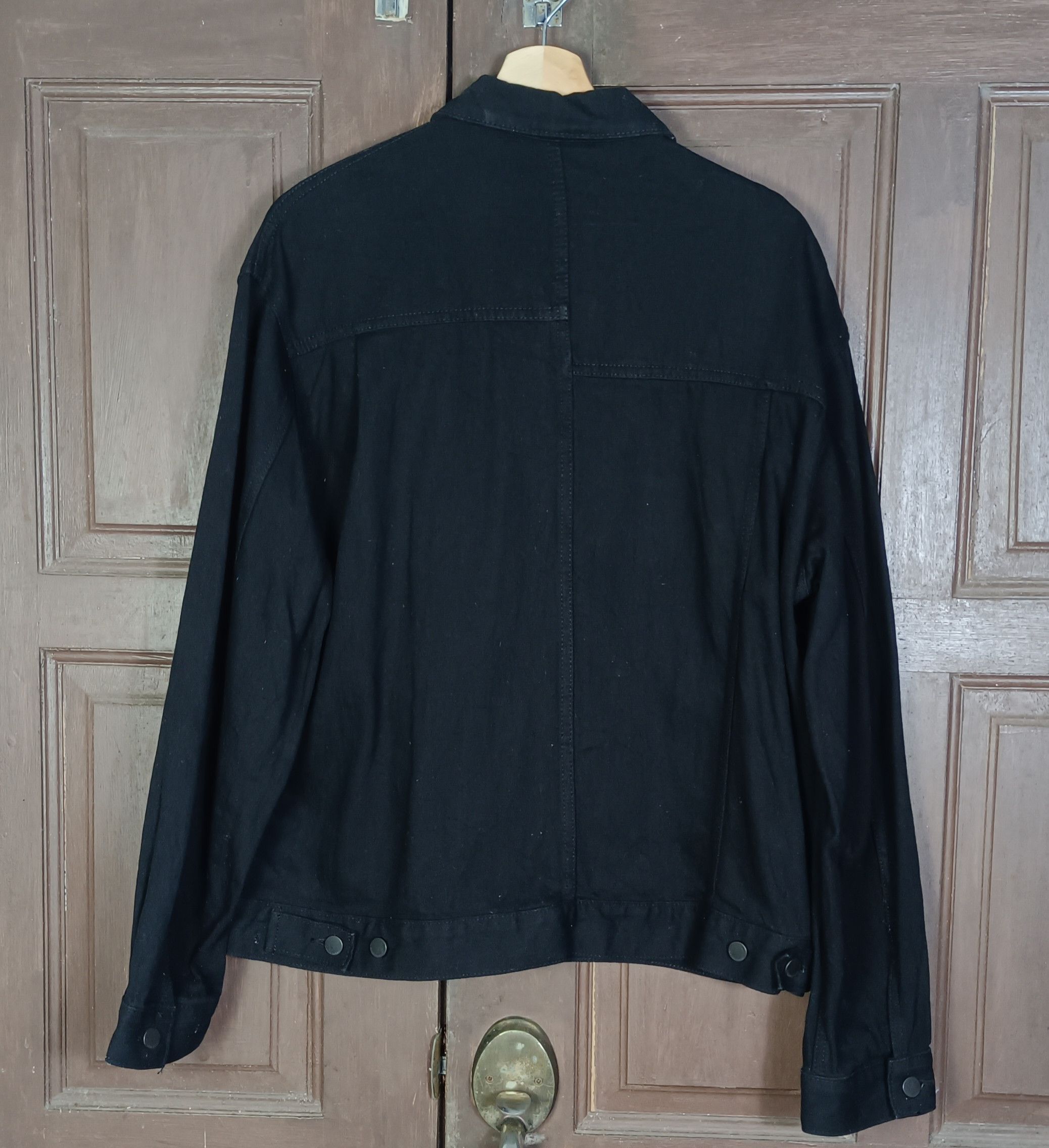 Maison MIHARA YASUHIRO Miharayasuhiro Denim Jacket Super Black Size US M / EU 48-50 / 2 - 2 Thumbnail