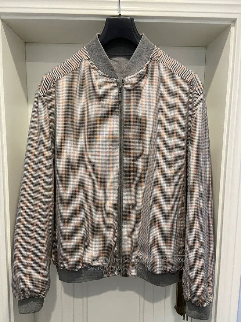 Brioni Brioni Thick silk reversible jacket Size US XL / EU 56 / 4 - 2 Thumbnail