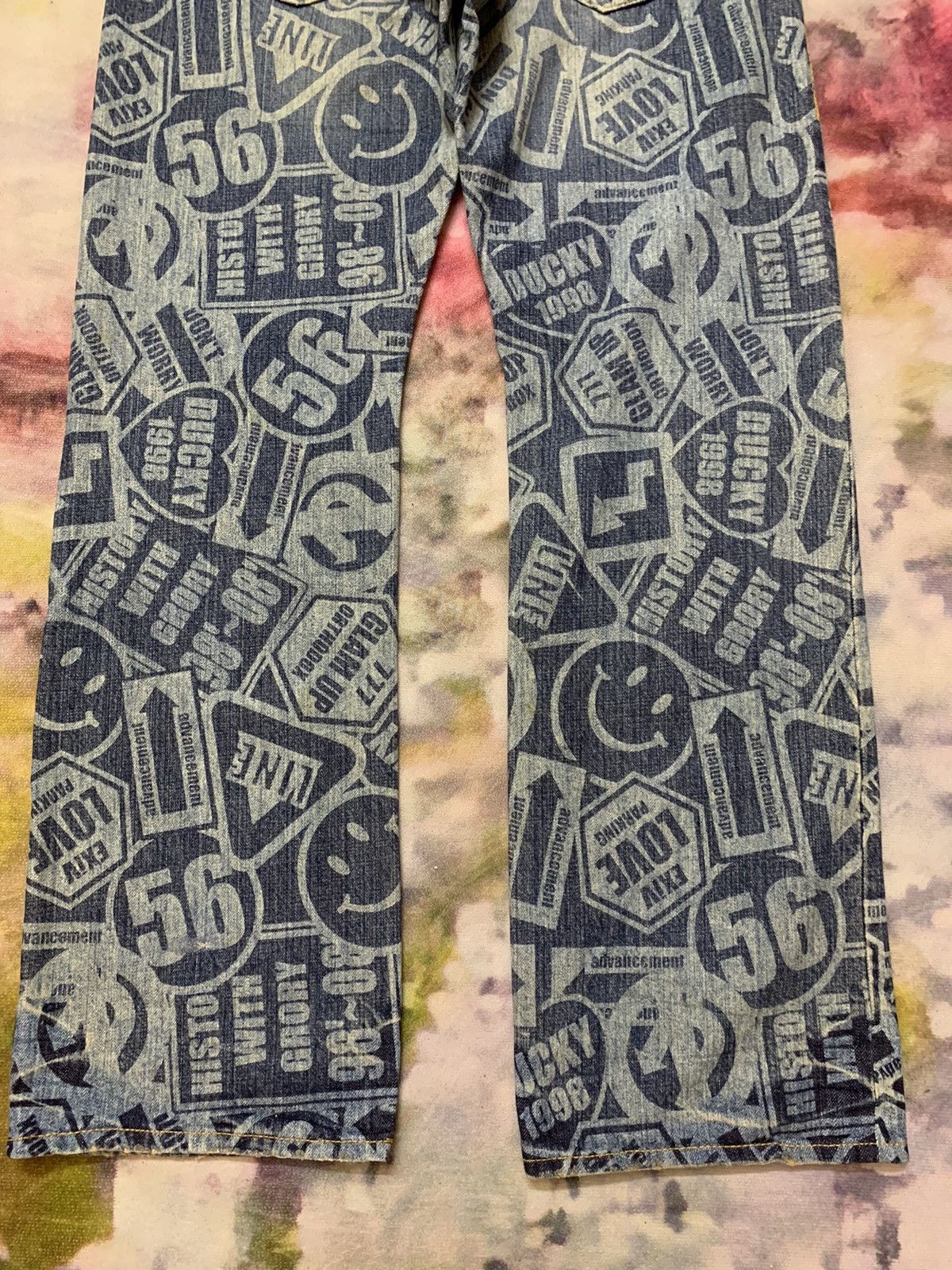 Hysteric Glamour Japanese Brand Smile Allover Printed Share Spirit Kapital Size US 32 / EU 48 - 10 Thumbnail