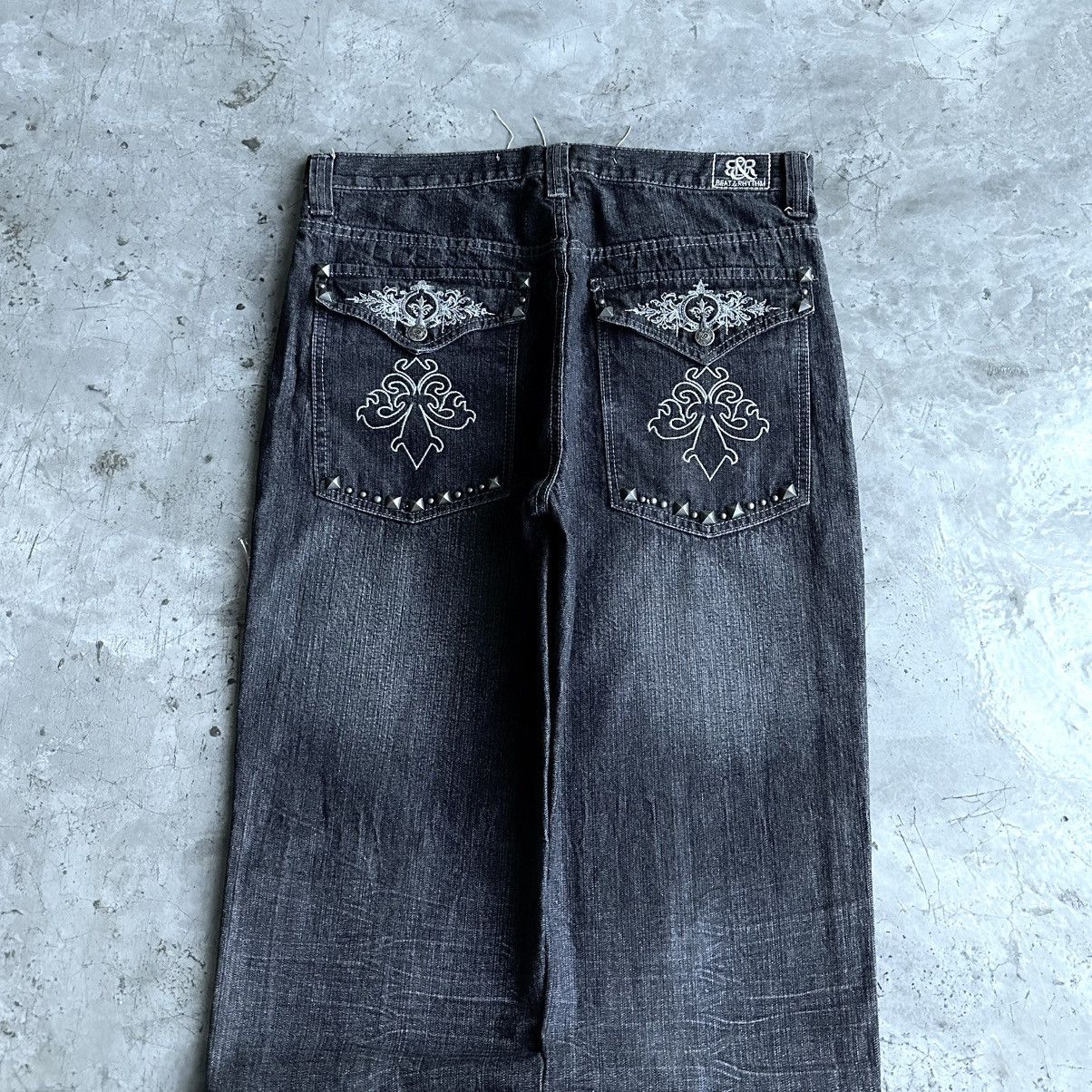 Rock & Republic Vintage Beat and Rythm Denim Jeans Y2K Style Size US 38 / EU 54 - 2 Thumbnail