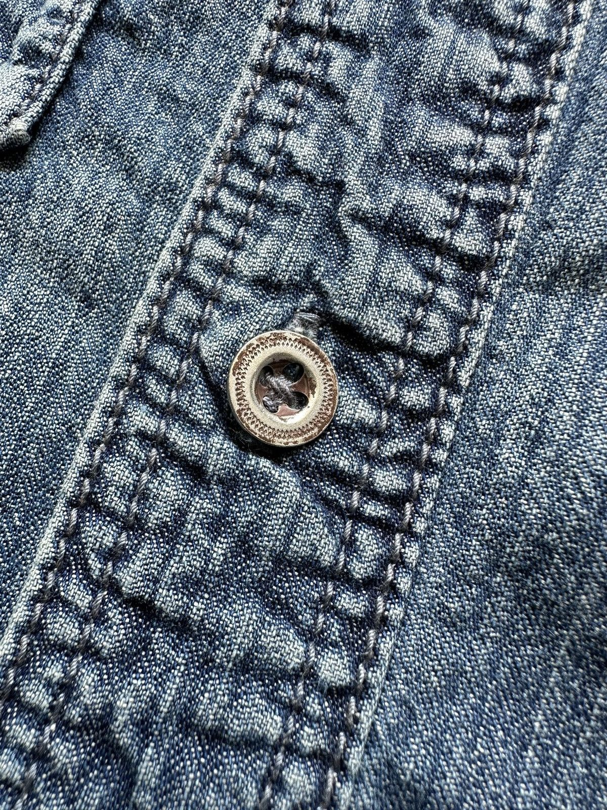 GOA 00's GOA military style dyed denim shirt Size US M / EU 48-50 / 2 - 7 Thumbnail