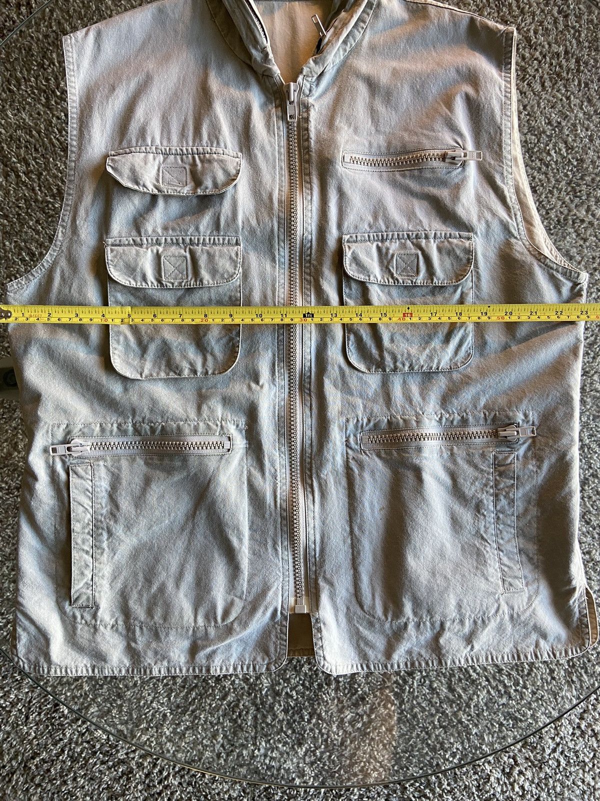 Banana Republic Vintage Banana Republic Men Safari Travel Utility Beige Vest Size US L / EU 52-54 / 3 - 4 Thumbnail