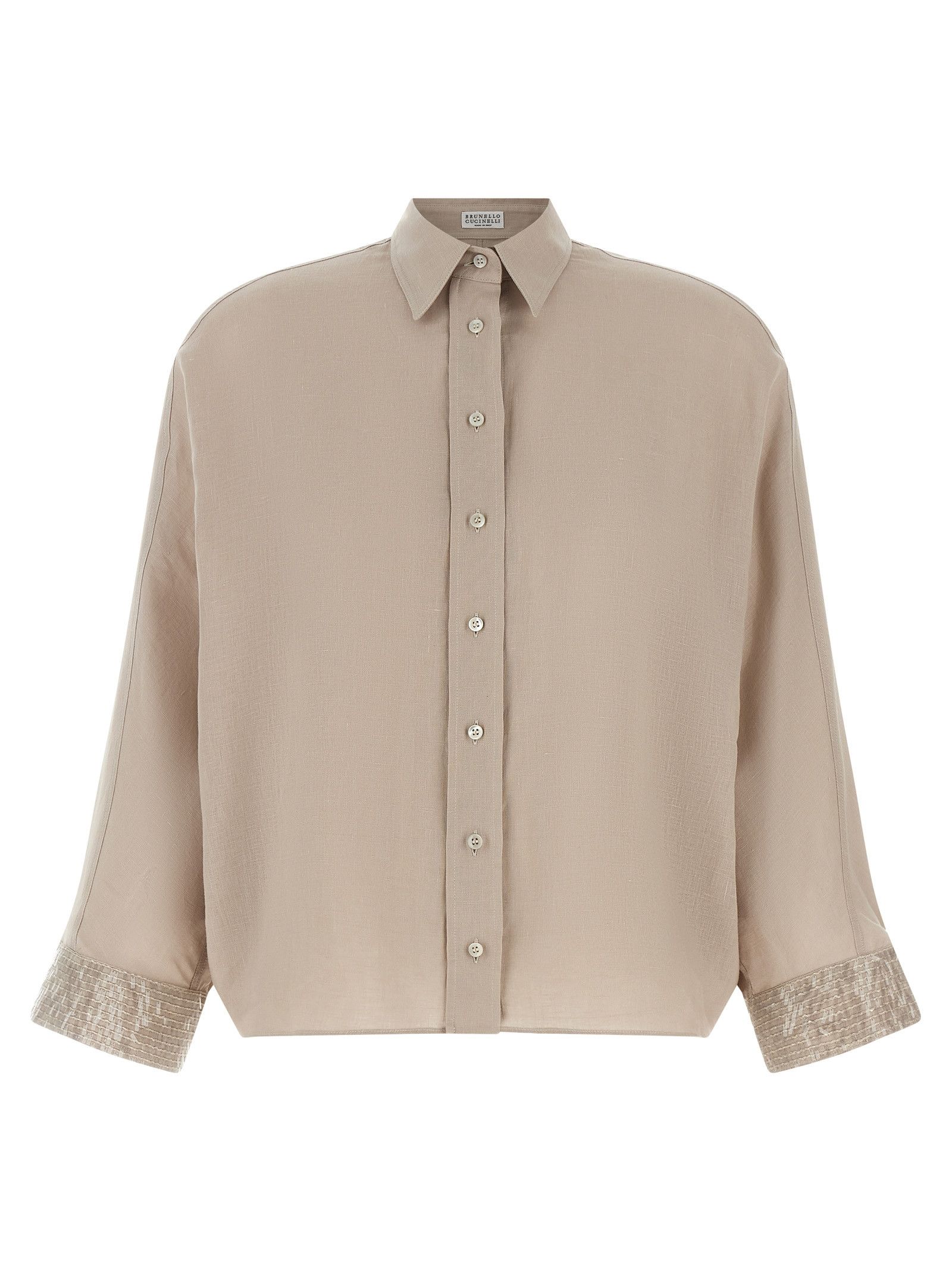 Brunello Cucinelli 'Dazzling Cascade Cuffs' shirt Size XXS / US 00 / IT 34 - 1 Thumbnail