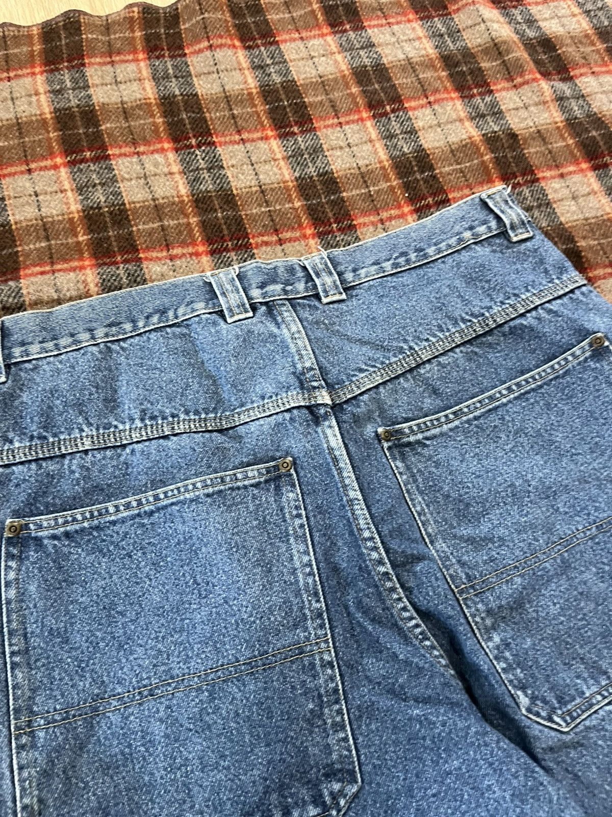 Other Vintage Y2K 2000’s Wide leg Baggy skater denim Jeans Size US 37 - 10 Thumbnail