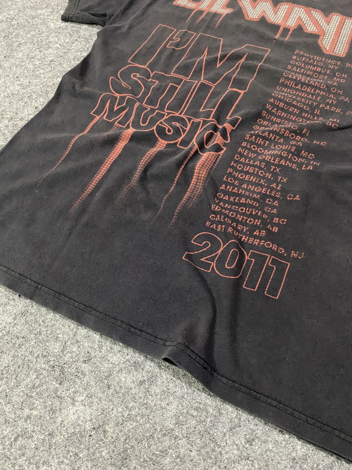 Rap Tees Rap Tees Lil Wayne Tour 2011 Size US M / EU 48-50 / 2 - 13 Thumbnail