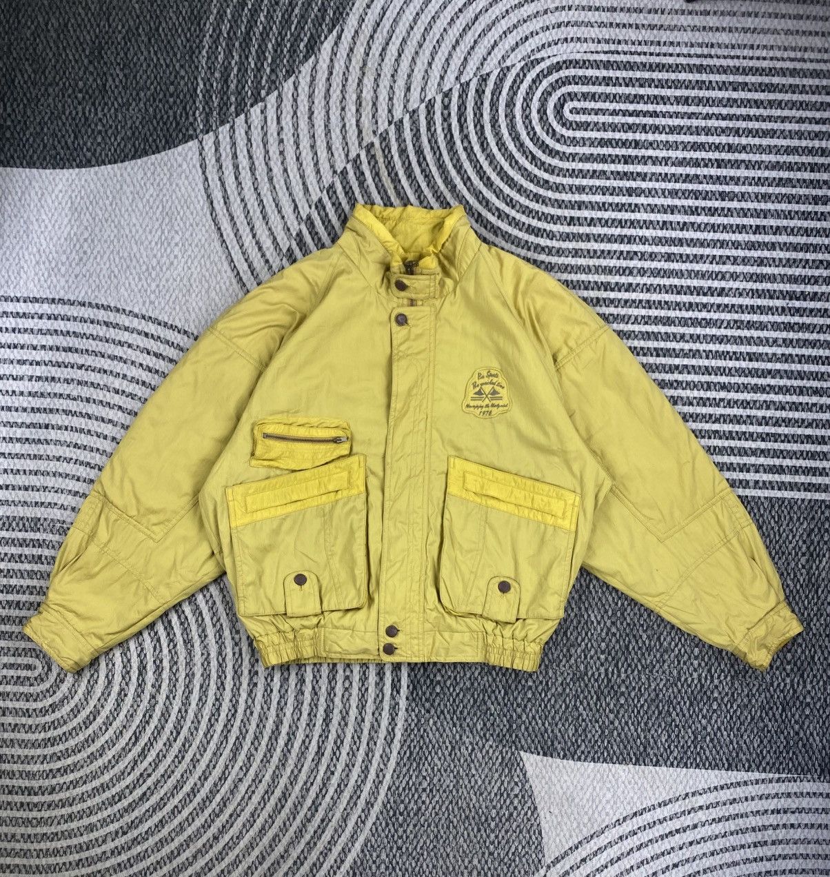 Japanese Brand Vintage PIA Sports Bomber Jacket Rare Design Size US XL / EU 56 / 4 - 1 Thumbnail