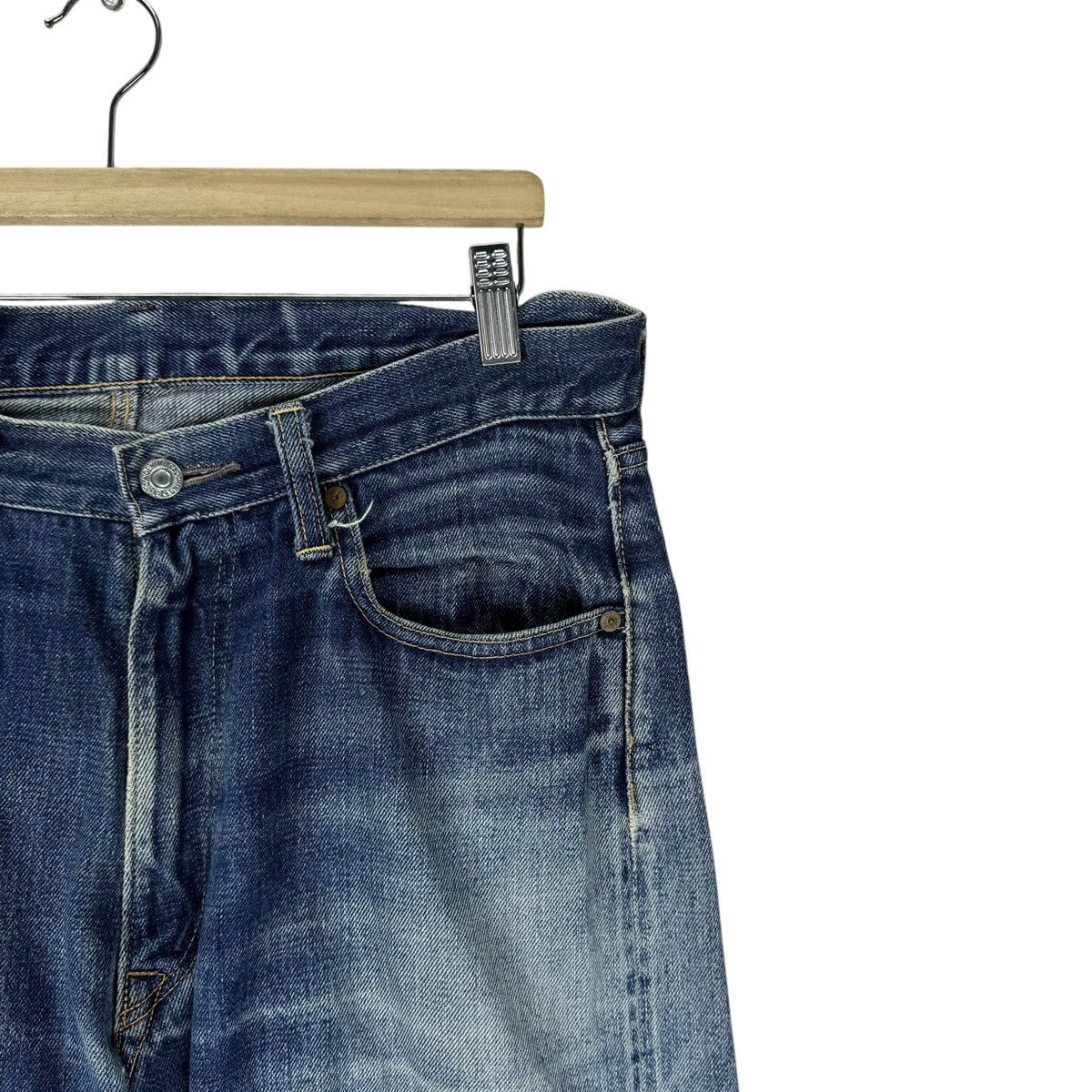 Denime 🌟DENIM JAPAN PATCHWORK JEANS PANTS Size US 34 / EU 50 - 4 Thumbnail