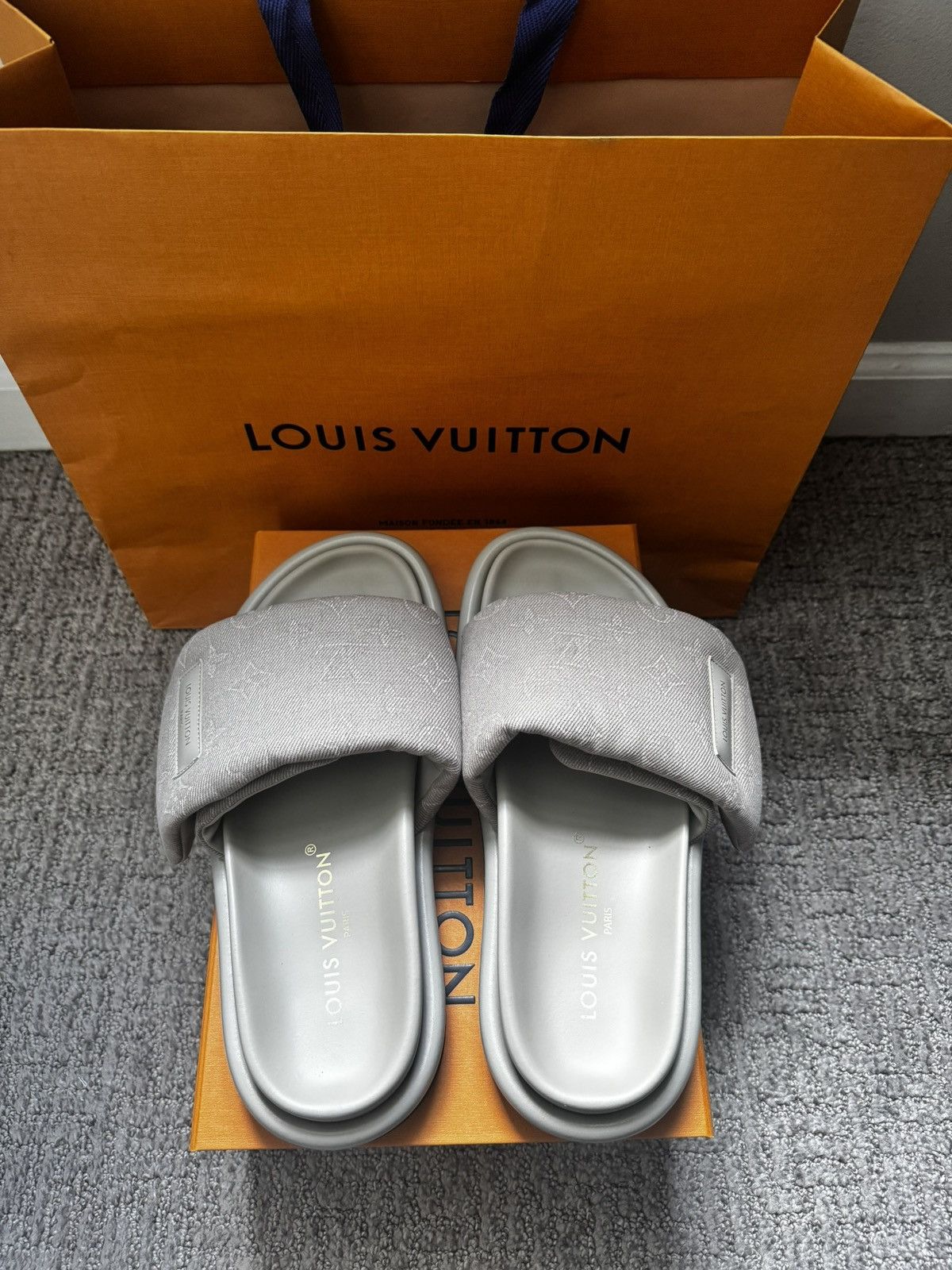 Louis Vuitton Louis Vuitton Pool Pillow Flat Comfort Mule Size US 10 / IT 40 - 3 Thumbnail