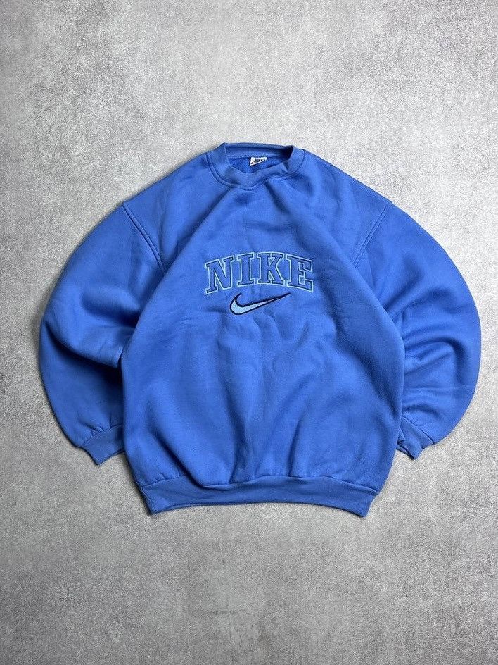 Nike Vintage Nike Swoosh Boxy Sweatshirt L Size US M / EU 48-50 / 2 - 1 Thumbnail