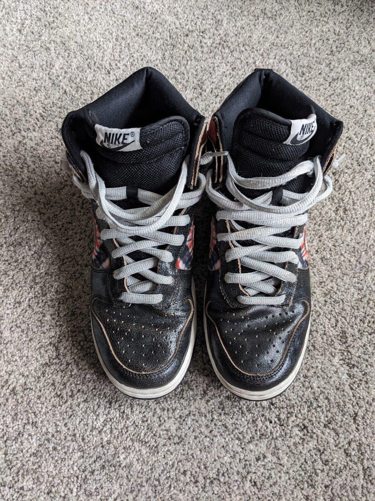 Nike 2004 Nike SB Dunk High HUF 305050-102 Size 10 No Box Size US 10 / EU 43 - 3 Thumbnail