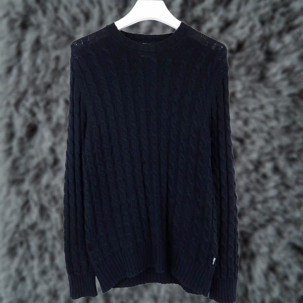 Vintage No Nationality NN.07 Fabian Jumper Men Small Navy Blue Cable Crew Pullover NN.07 Fabian Jumper Men Small Navy Blue Cable Crew Pullover Size US S / EU 44-46 / 1 - 1 Thumbnail