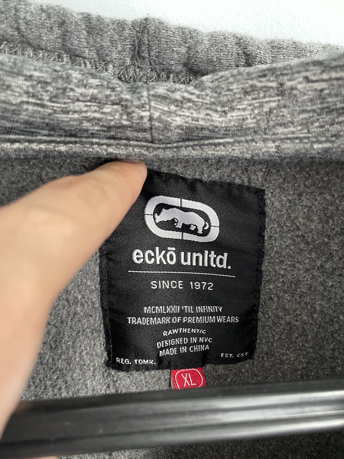 Ecko Unltd. Vintage Y2K Ecko UNLTD Zip Hoodie If Six Was Nine Style Size US XL / EU 56 / 4 - 4 Thumbnail