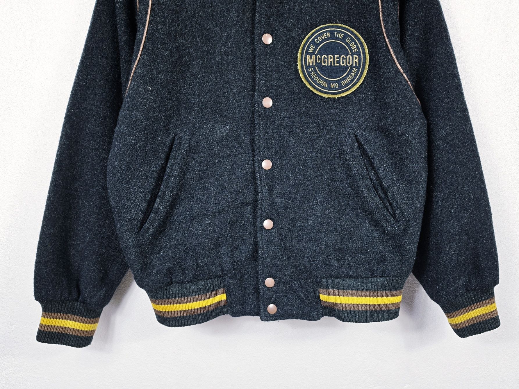 McGregor Vintage 90s McGregor Wool Letterman Varsity Bomber Jacket Size US M / EU 48-50 / 2 - 4 Thumbnail