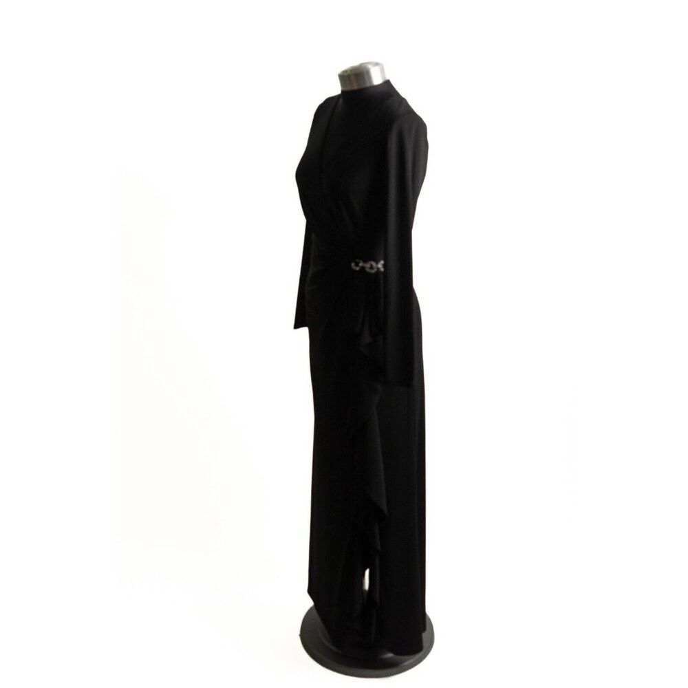 Ralph Lauren Ralph Lauren Long Sleeve Ruffle Trim Jersey Evening Gown Na Size M / US 6-8 / IT 42-44 - 5 Thumbnail