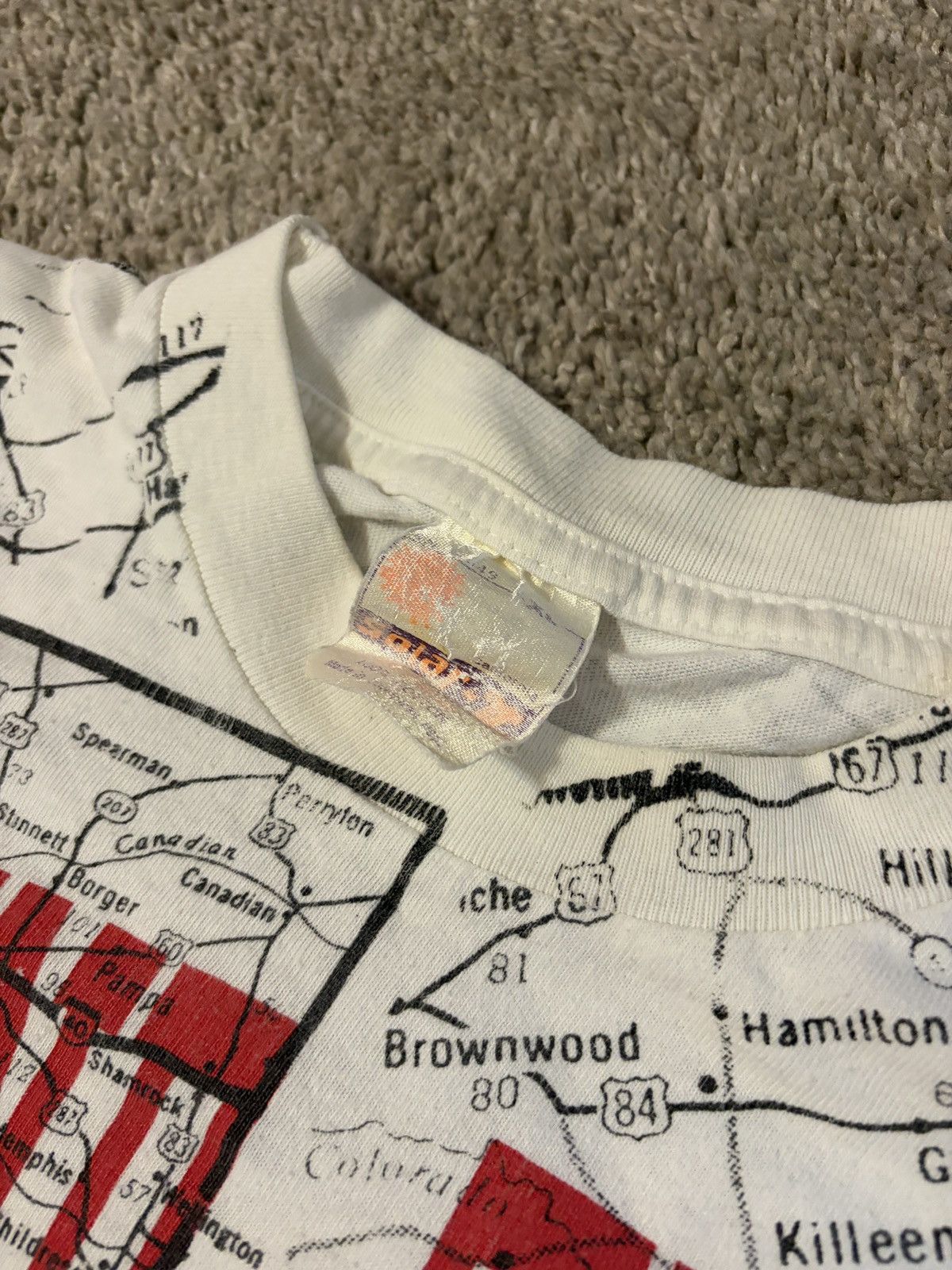 Other Vintage 90s Texas Shirt Size XL Single Stitch All Over Print Size US XL / EU 56 / 4 - 3 Thumbnail