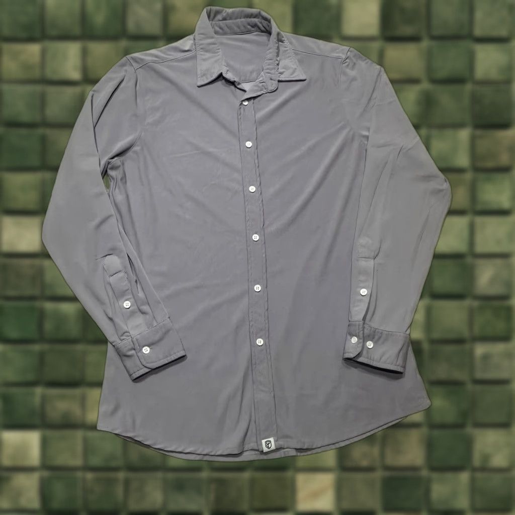 Born Born Primitive Button-Up Shirt Mens XL Purple Tailored Fit Performance Shirt Size US XL / EU 56 / 4 - 1 Thumbnail
