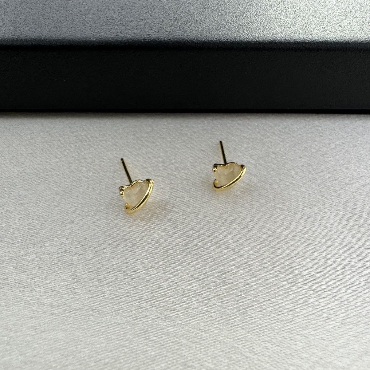 Designer Small Mini Love Heart Stud Earrings for Women Size ONE SIZE - 1 Thumbnail