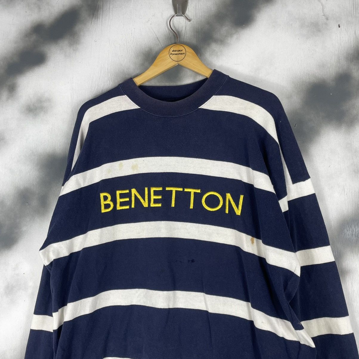 United Colors Of Benetton United Colors of Benetton Spellout Sweatshirt Size US XL / EU 56 / 4 - 4 Thumbnail