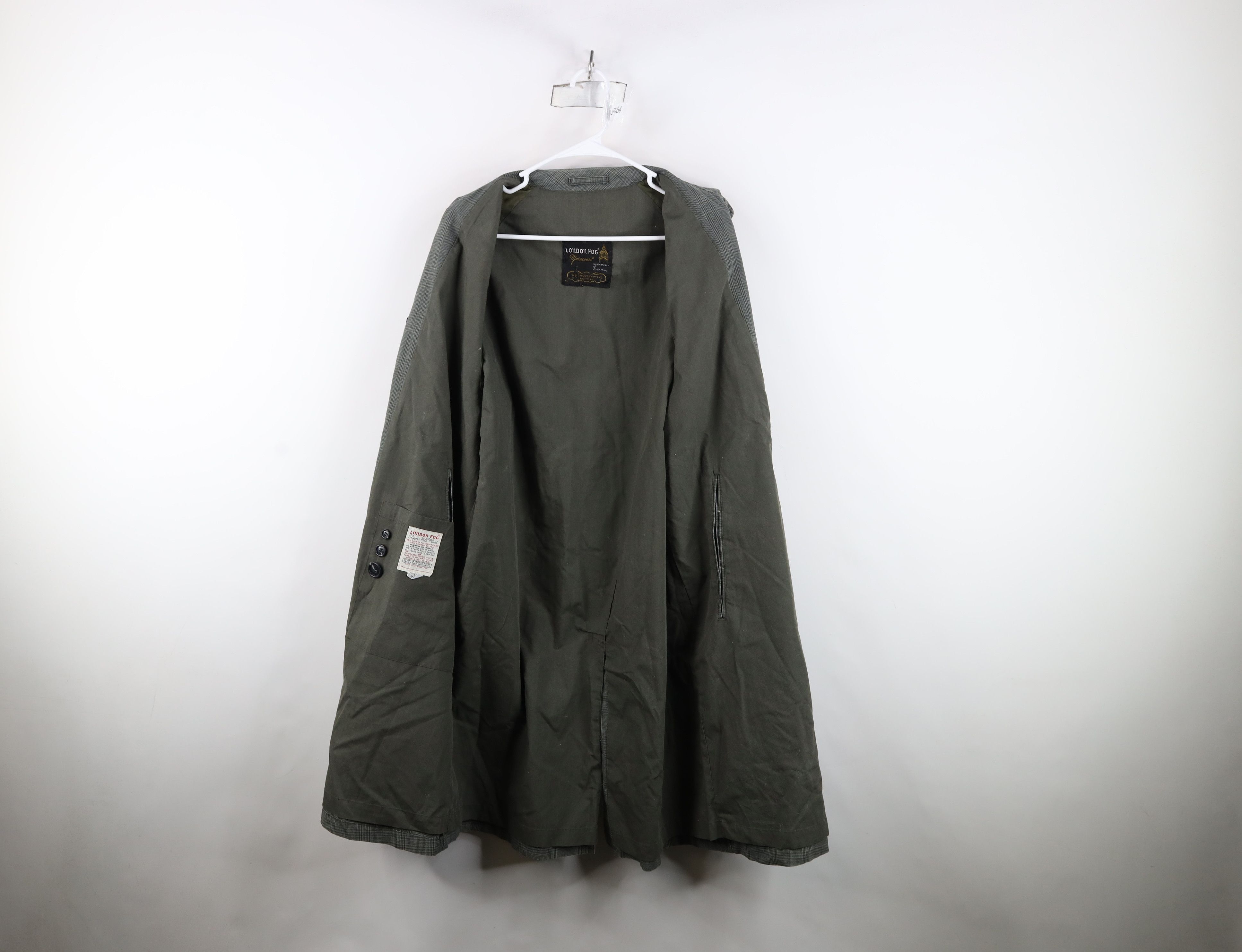 Vintage Vintage 60s 70s Streetwear Trench Coat Rain Jacket USA Plaid Size US L / EU 52-54 / 3 - 9 Thumbnail