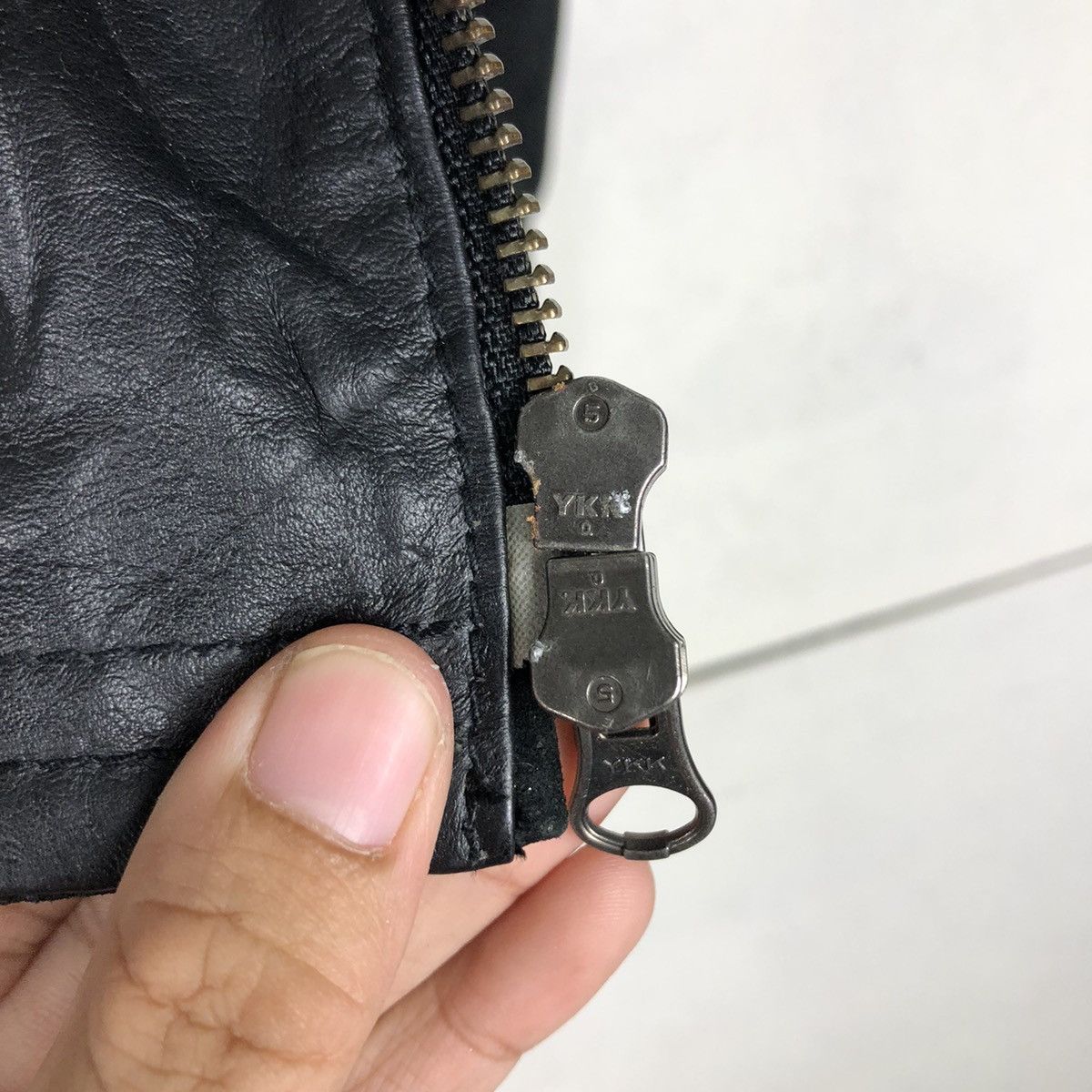Japanese Brand 📌Vintage Cropped Leather Jacket Rule Issey Miyake Size US L / EU 52-54 / 3 - 18 Thumbnail
