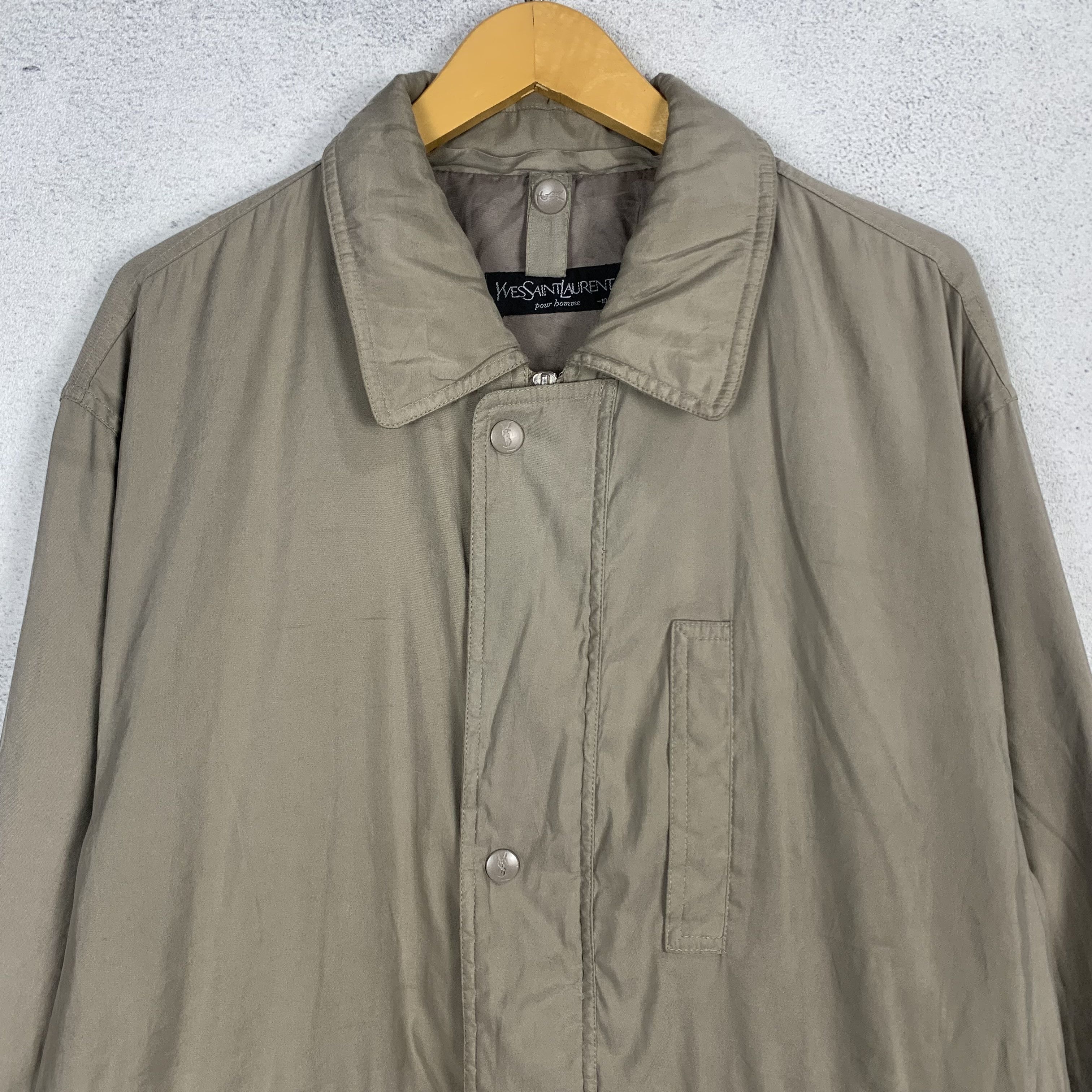 Vintage 90s Yves Saint Laurent YSL Coat Jacket