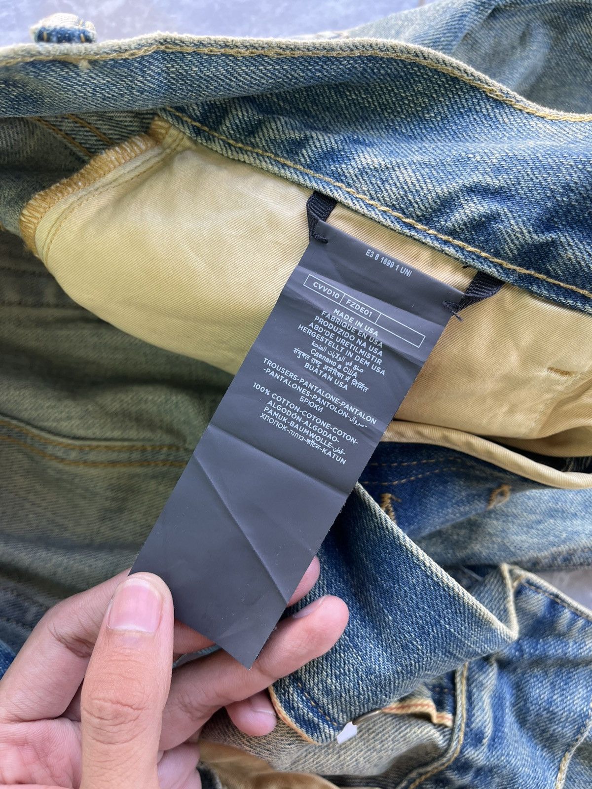Ermenegildo Zegna × Fear of God Fear of God Ermenegildo Zegna Blue Denim Jeans Size US 32 / EU 48 - 15 Thumbnail