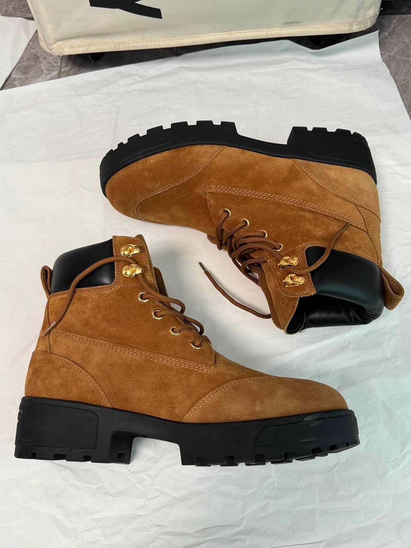 Givenchy GIVENCHY 24 New Style Yellow Work Boots K6 Size US 10 / IT 40 - 5 Thumbnail