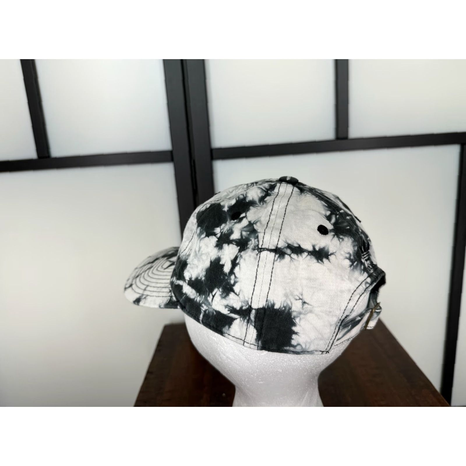 Adidas Adidas Hat Cap Strap Back Womens One Size White Black Tie Dye 100% Cotton Twill Shirt Snapback Womens Beach Aloha Logo Adjustable Size ONE SIZE - 5 Thumbnail