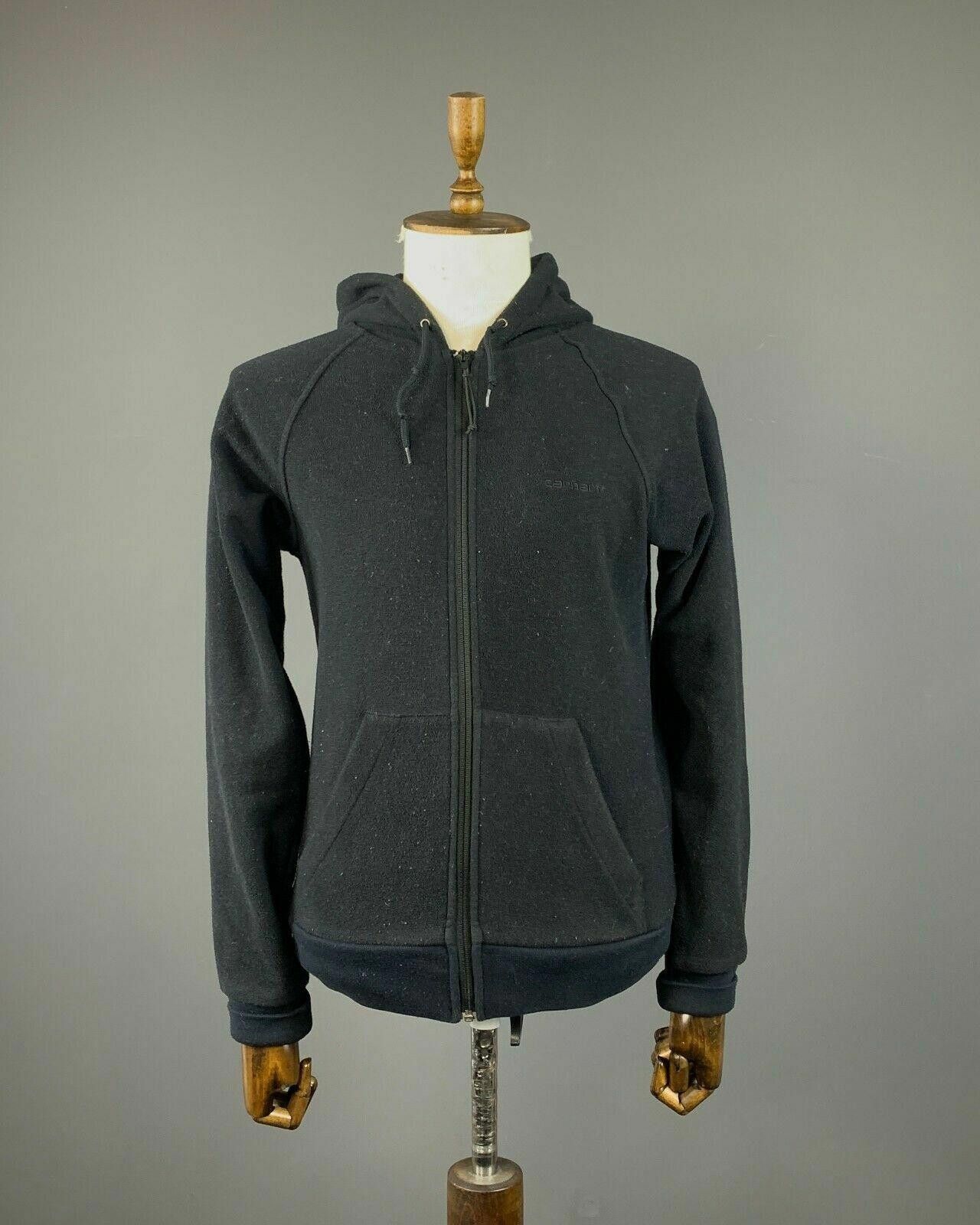 Carhartt Men Carhartt Outdoor Black Fleece Hoodie Sweater Jacket Size US S / EU 44-46 / 1 - 1 Thumbnail