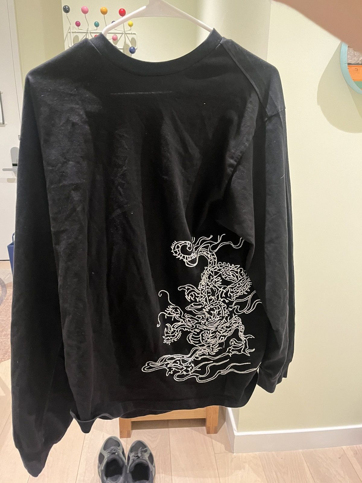 Supreme Supreme Dragon embroidered long sleeve | Grailed