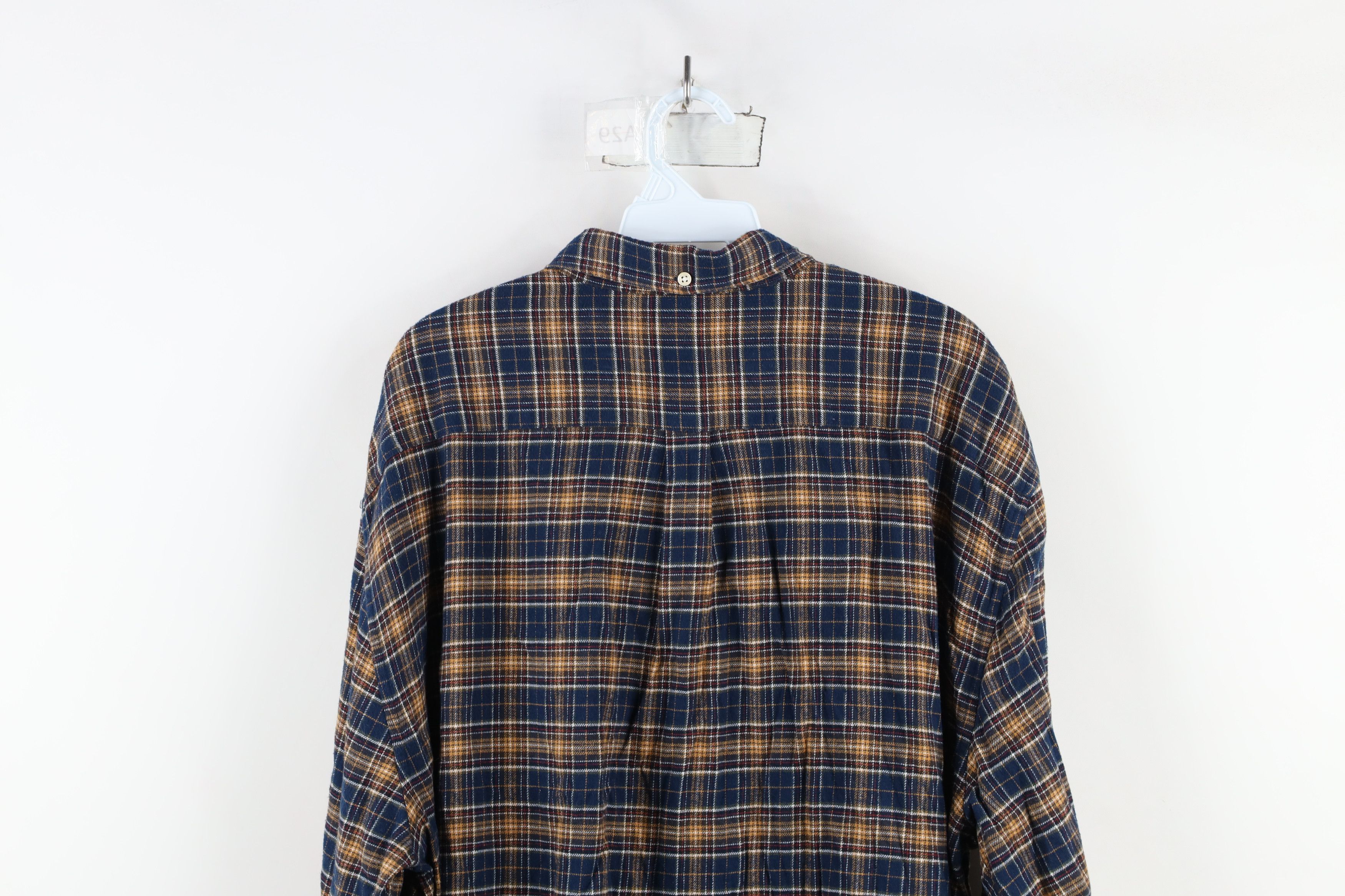 Barbour × Vintage Vintage Barbour Fit Collared Flannel Button Down Shirt Size US XXL / EU 58 / 5 - 12 Thumbnail