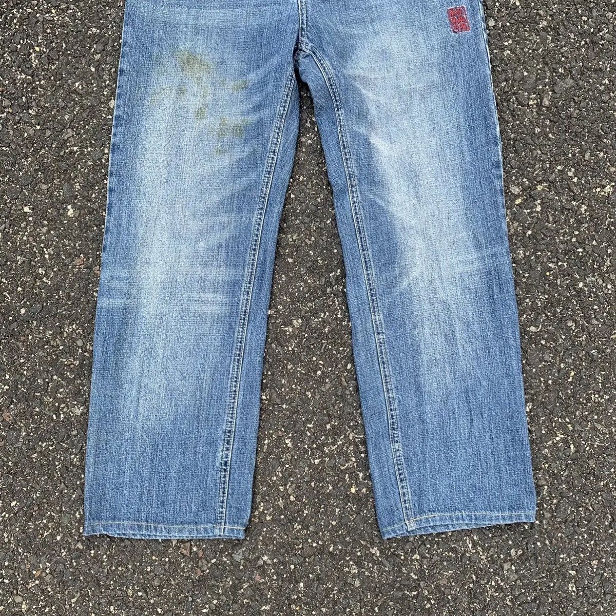 Japanese Brand 💥 HOT ITEM 💥 Vintage Kara Kuri Tamashi Jeans Denim Pants Size US 30 / EU 46 - 3 Thumbnail