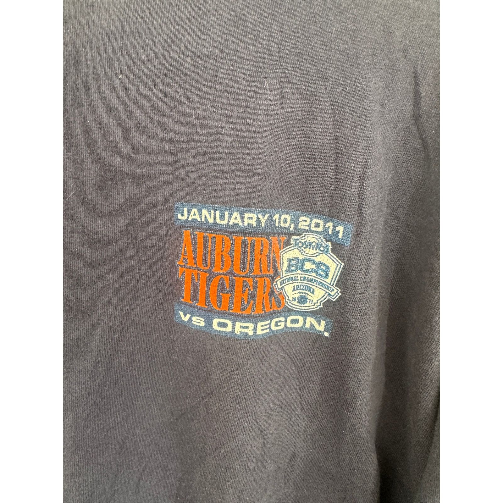 NCAA 2011 Auburn BCS Football Long Sleeve Shirt - Large Size US L / EU 52-54 / 3 - 2 Thumbnail