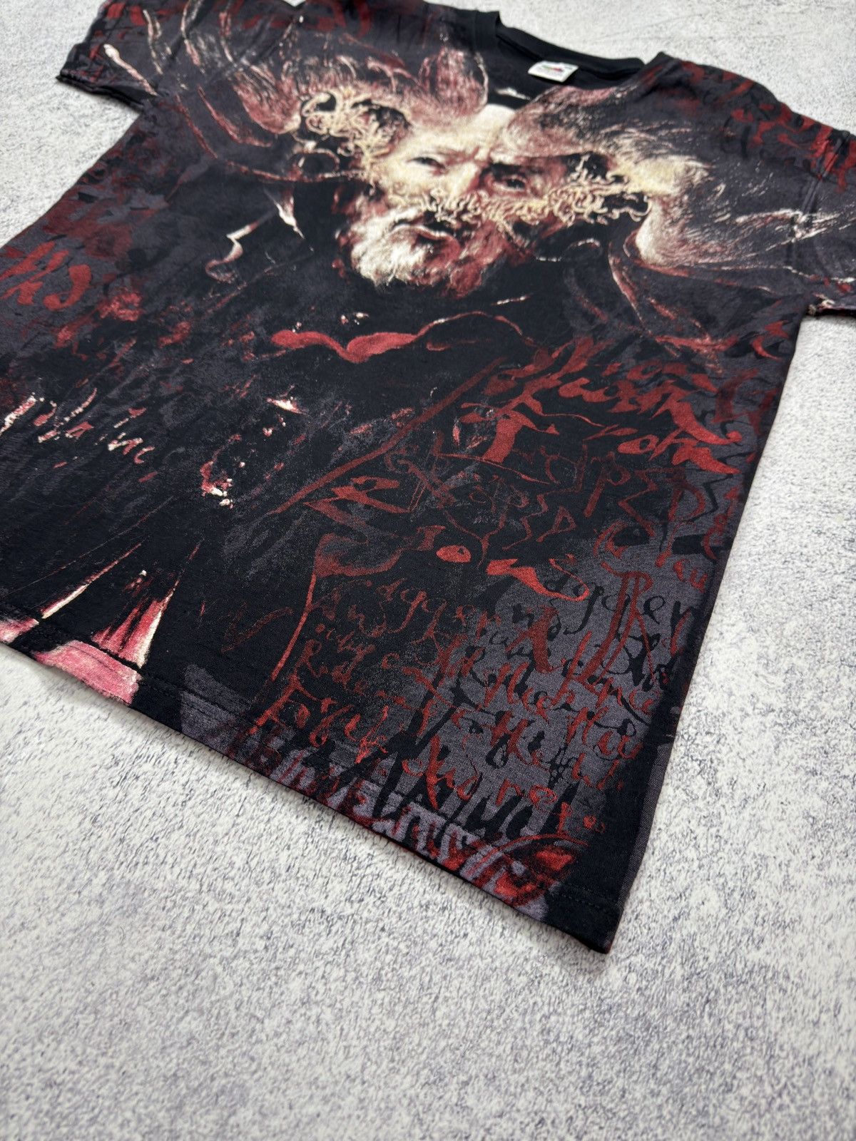 Band Tees × Vintage VINTAGE BEHEMOTH THE SATANIST ALL OVER PRINT T-SHIRT DEATH Size US M / EU 48-50 / 2 - 3 Thumbnail