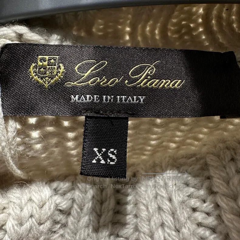 Loro Piana Loro Piana High Neck Cable Knit Cashmere Size XS / US 0-2 / IT 36-38 - 3 Thumbnail