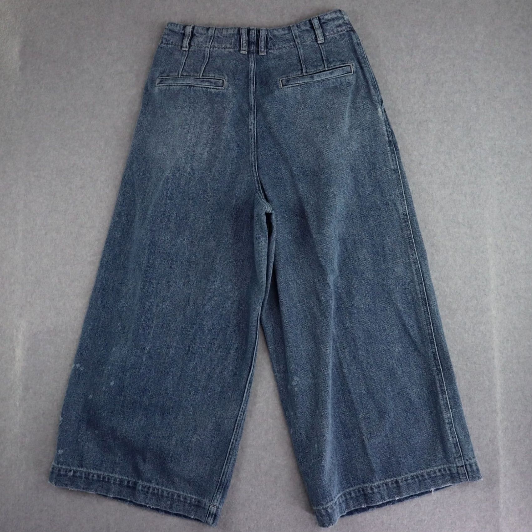 Vintage WE THE FREE Pants Womens Size 30 Denim Track Wide Leg Light Blue 30x25 Size 30" / US 8 / IT 44 - 2 Thumbnail