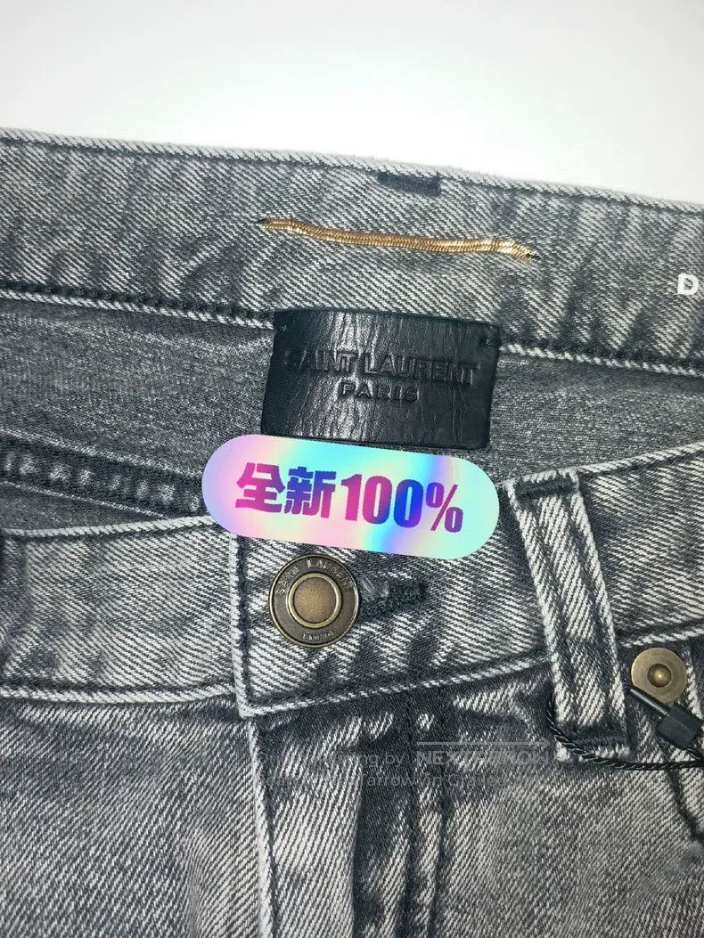 Saint Laurent Paris Saint Laurent Paris Basic Denim Jeans Smoke Gray Women's P Size US 28 / EU 44 - 5 Thumbnail