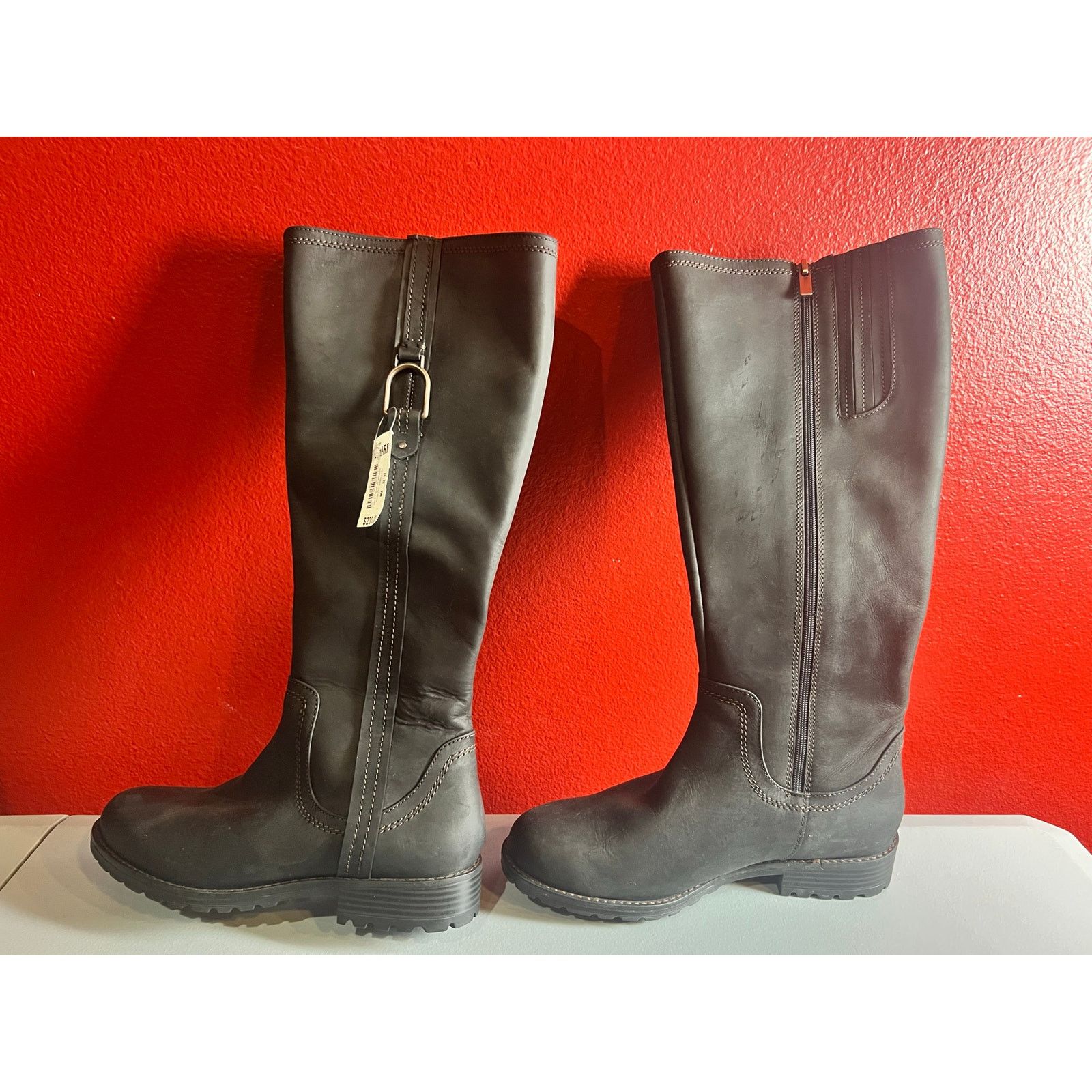 Clarks Clarks Aspra Hi Women’s Black Leather Size 8.5 M NWT Size US 8.5 / IT 38.5 - 3 Thumbnail