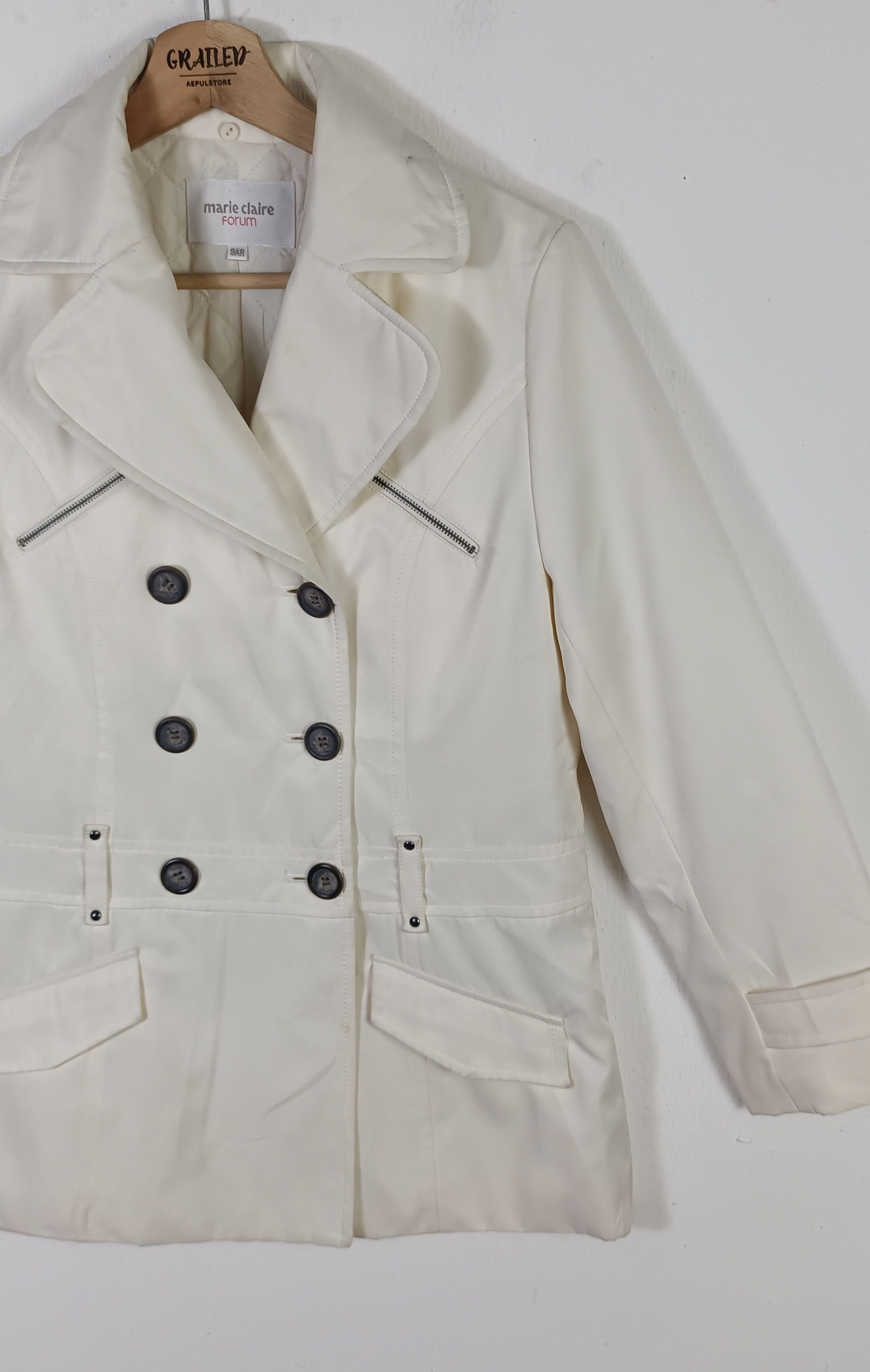 Designer Marie Claire Forum Double Breast Jacket Size S / US 4 / IT 40 - 5 Thumbnail