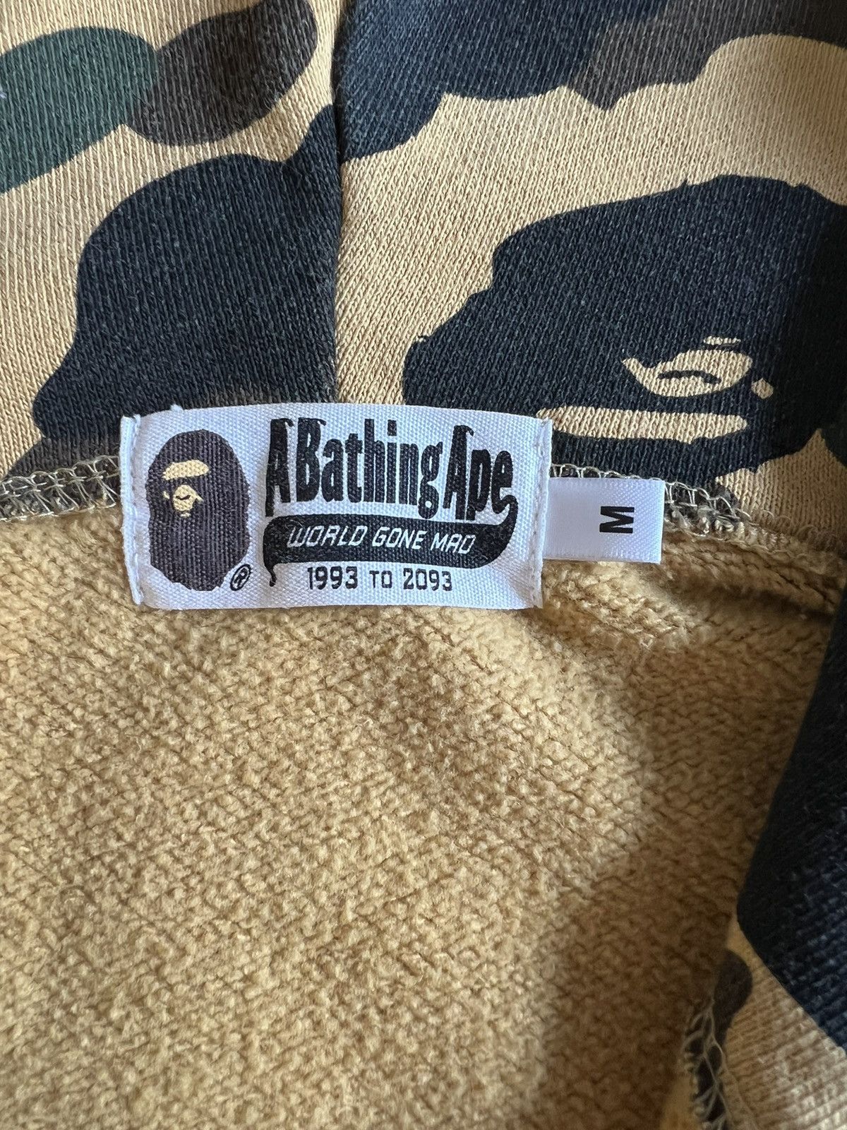 Bape 1st Camo Patched Shark Full Zip Hoodie Size US M / EU 48-50 / 2 - 8 Thumbnail
