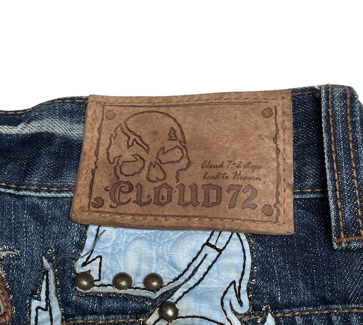 If Six Was Nine × Japanese Brand Rare Design Vintage Japanese Brand Cloud72 Jeans 2000s Size US 33 - 7 Thumbnail