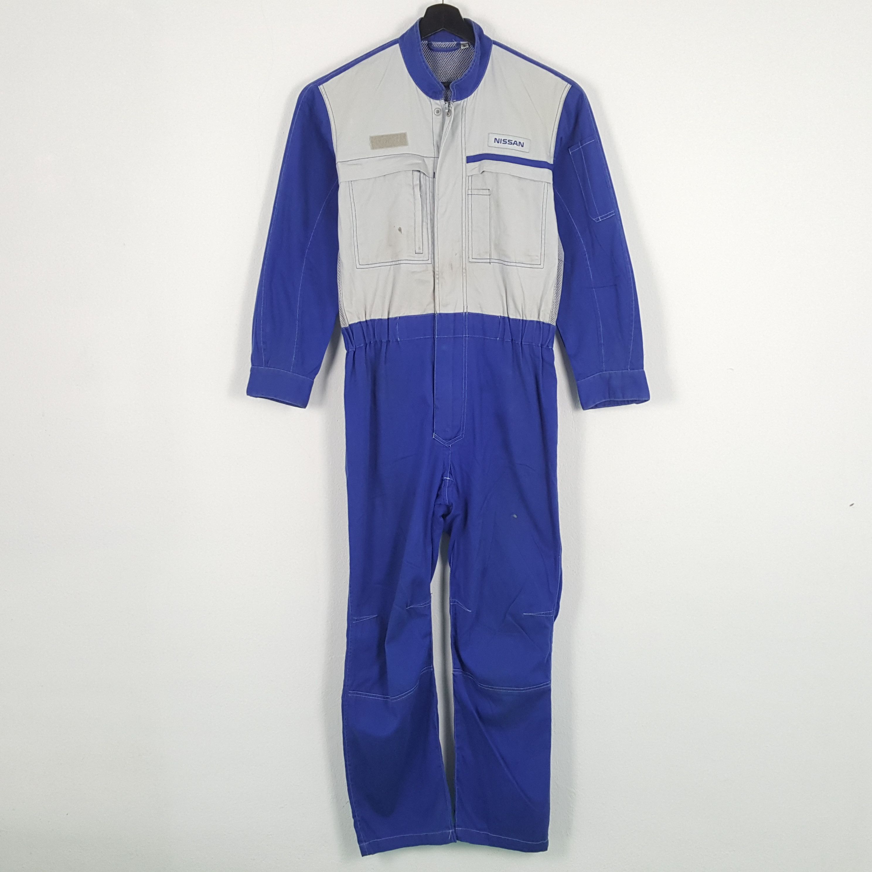 Vintage NISSAN Japanese Motorsports Racing Style Coverall Jacket Size US S / EU 44-46 / 1 - 4 Thumbnail
