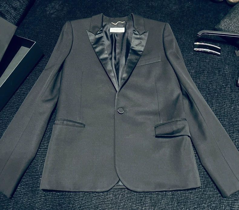 Saint Laurent Paris Saint Laurent Paris Women's smoking jacket-2506 Size US S / EU 44-46 / 1 - 1 Thumbnail
