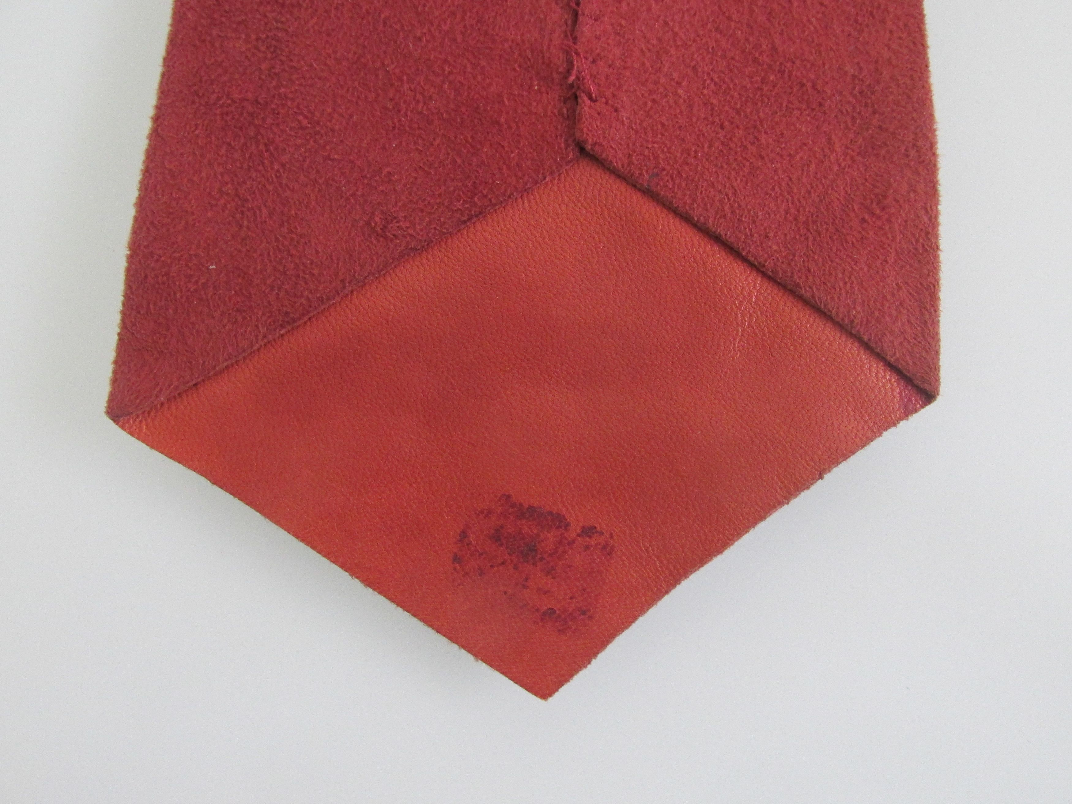 Vintage Vintage Suede Men's Ties Size ONE SIZE - 5 Thumbnail