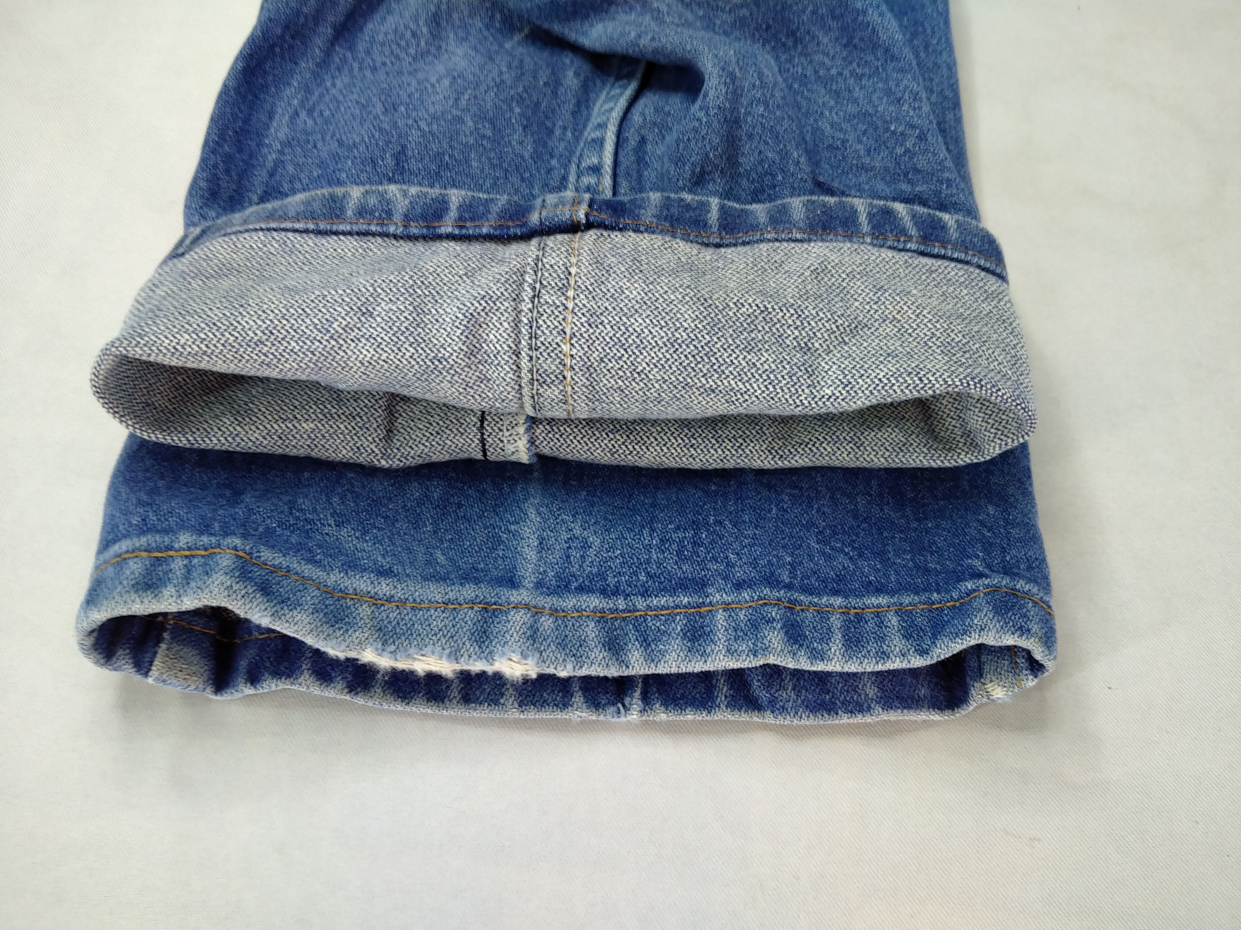 Vintage Distressed Wrangler Denim 34x35.5 -JN347 Size US 34 / EU 50 - 16 Thumbnail