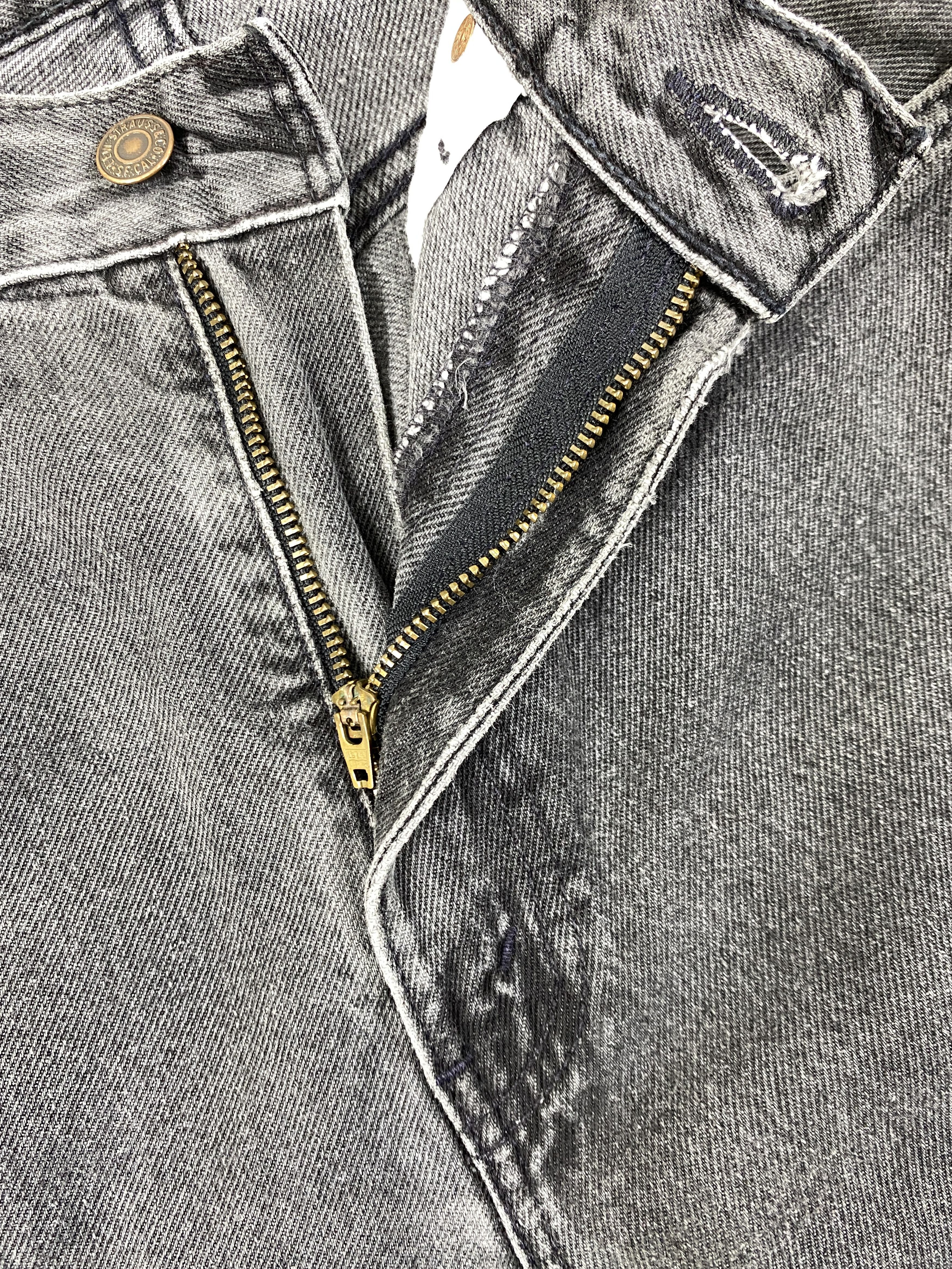 Levi's Distressed Grey Vintage Levi's 512 33x33 Denim -JN1928 Size US 33 - 6 Thumbnail